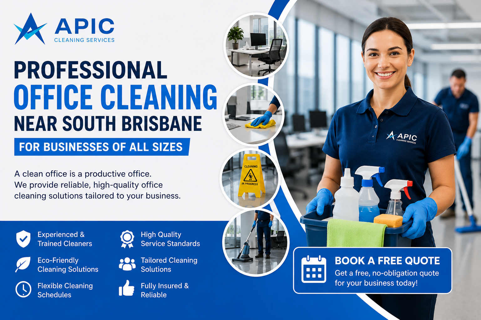 Professional Office Cleaning Near South Brisbane for Businesses of All Sizes